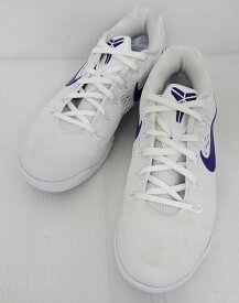 【中古】 NIKE ナイキ KOBE 9 ELITE LOW EM PROTRO 27.5cm IH1401-100 コービー9 エリート ロー プロトロ ホワイト パープル 【靴/スニーカー】【米子店】