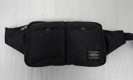 【中古】 PORTER ポーター TANKER タンカー ボディバッグ ウエストバッグ ブラック YKK ファスナー 【服…