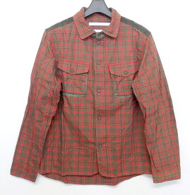 【中古】White Mountaineering/ホワイトマウンテニアリング/チェック柄シャツ/長袖シャツ/サイズ：1/WM1173119【メンズ古着】【米子店】