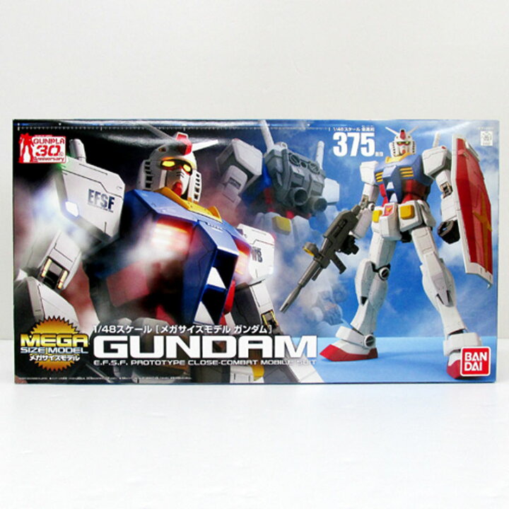 楽天市場】【中古】《未組立》バンダイ メガサイズモデル ガンダム 1 