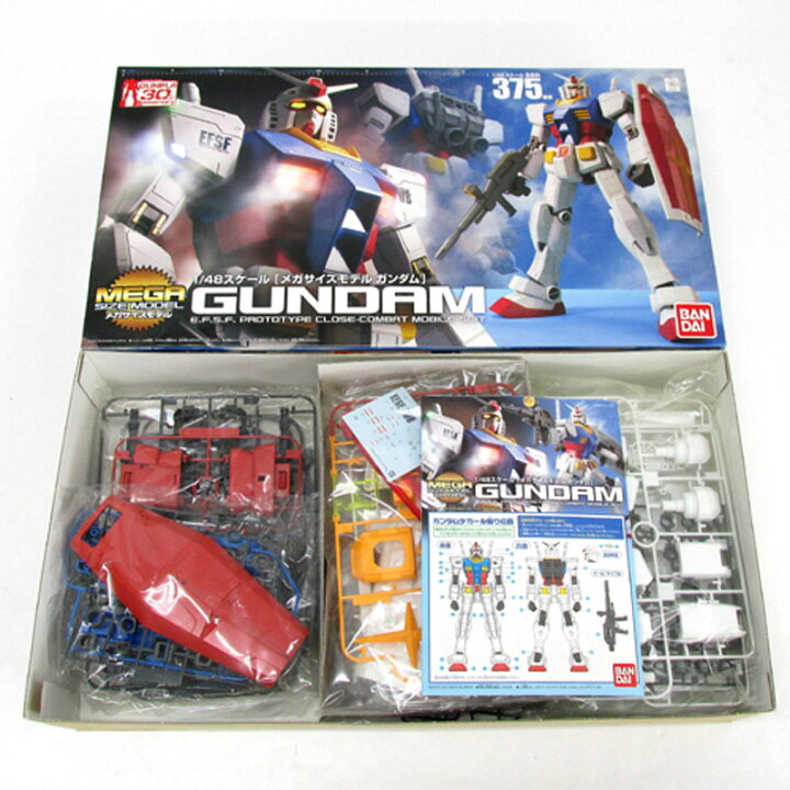 楽天市場】【中古】《未組立》バンダイ メガサイズモデル ガンダム 1 