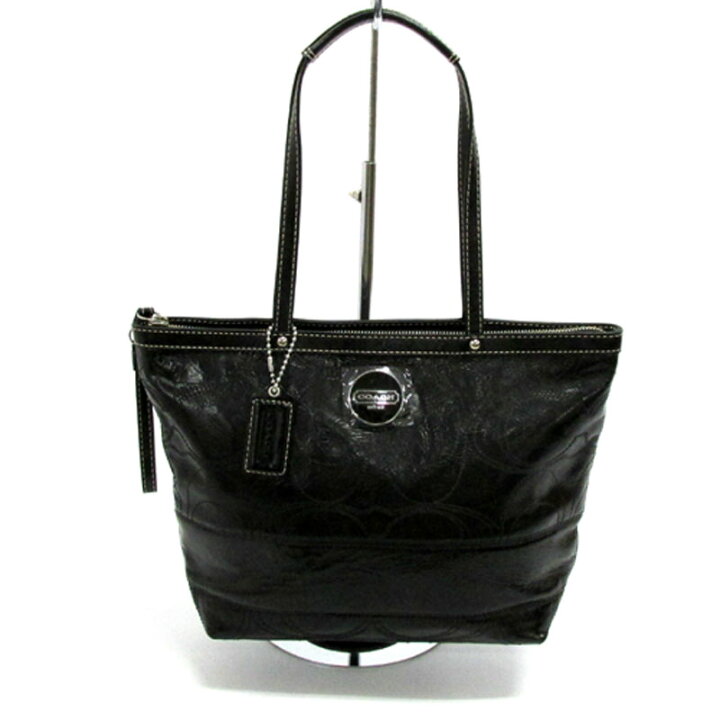 楽天市場】【中古】COACH コーチ シグネチャー ストライプ ステッチ 