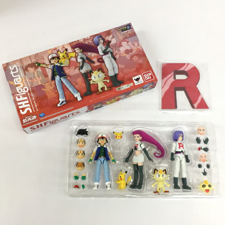 楽天市場】【中古】S.H.Figuarts サトシ＆ロケット団（Limited Edition 