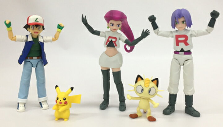 楽天市場】【中古】S.H.Figuarts サトシ＆ロケット団（Limited Edition 