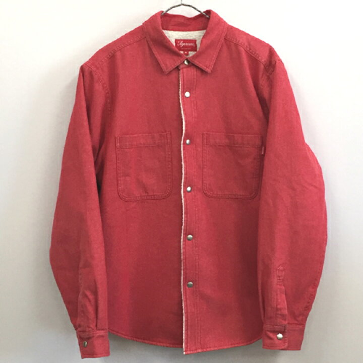 楽天市場】【中古】Supreme シュプリーム Sherpa Lined Denim Shirt 