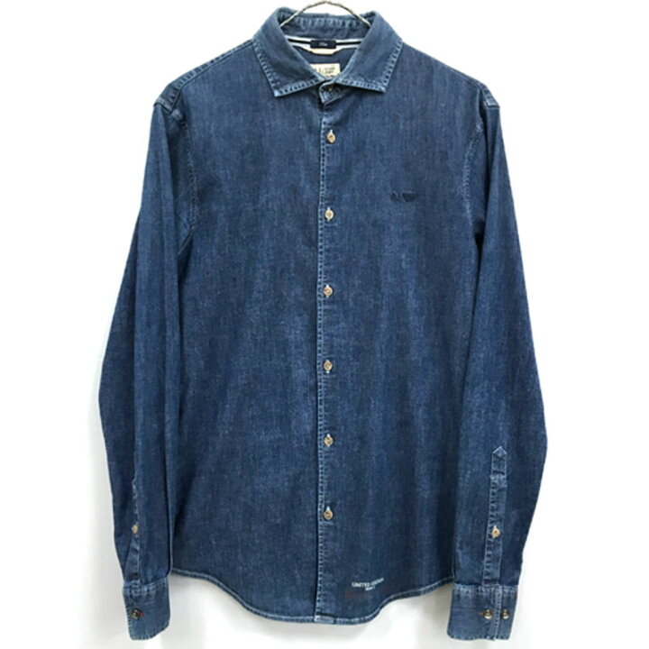 楽天市場】【中古】 ARMANI JEANS アルマーニジーンズ デニムシャツ 