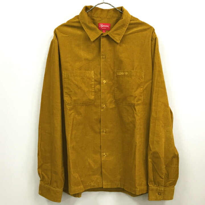 楽天市場】【中古】Supreme シュプリーム Corduroy Shirt Gold  