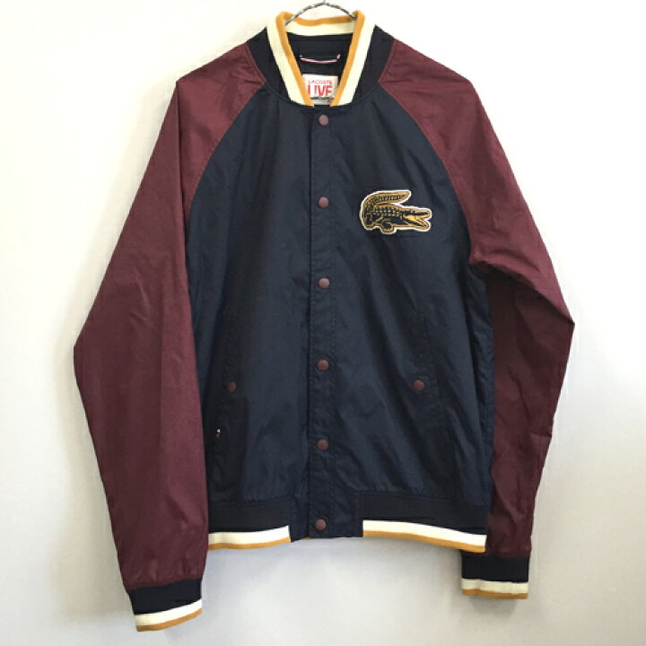 楽天市場】【中古】LACOSTE L!VE ラコステライブ ナイロン スタジャン 