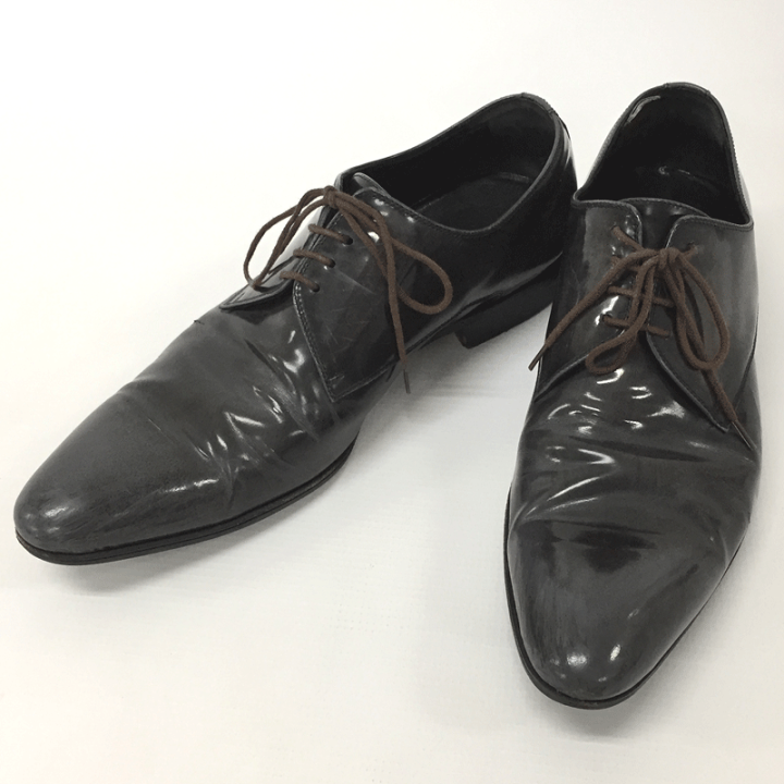 Dior Homme レザーシューズ パテント 中古・古着通販】DIOR HOMME (ディオール オム) パテントレザー