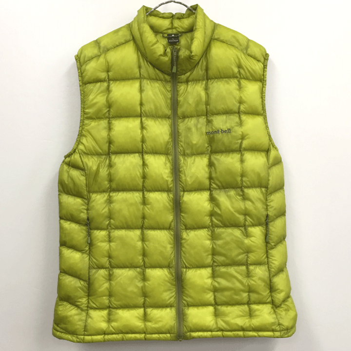 未使用級 mont-bell EXライトダウンベスト L 楽天市場】【中古】mont-bell モンベル EXライトダウンダウンベスト