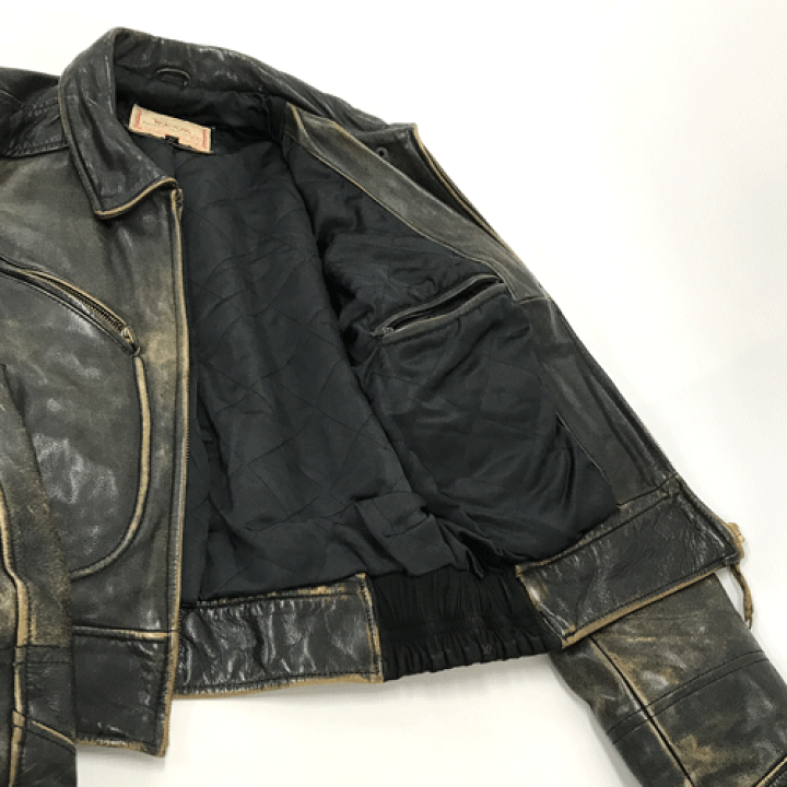 楽天市場】【中古】lee trevor リートレヴォー LEATHER JACKET