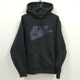 【中古】NIKE×Supreme ナイキ×シュプリーム Leather Appkique Hooded Sweatshirt レザー アップリケ フーデッド スウェットシャツ/ストリート【メンズ古着】【山城店】