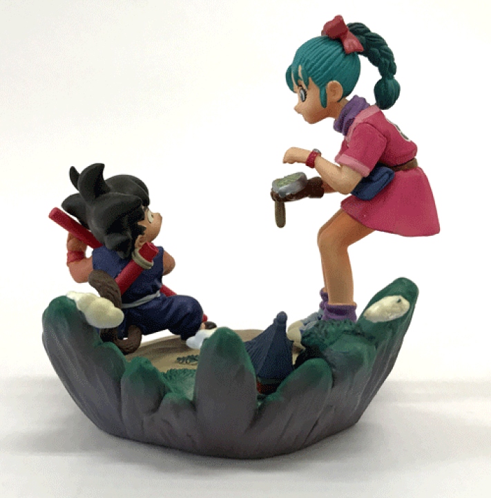 ドラゴンボールカプセルネオ摩訶不思議ドラゴンボール総集編　チチ&恐竜 Yahoo!オークション - チチ＆恐竜 彩色版 「ドラゴンボール
