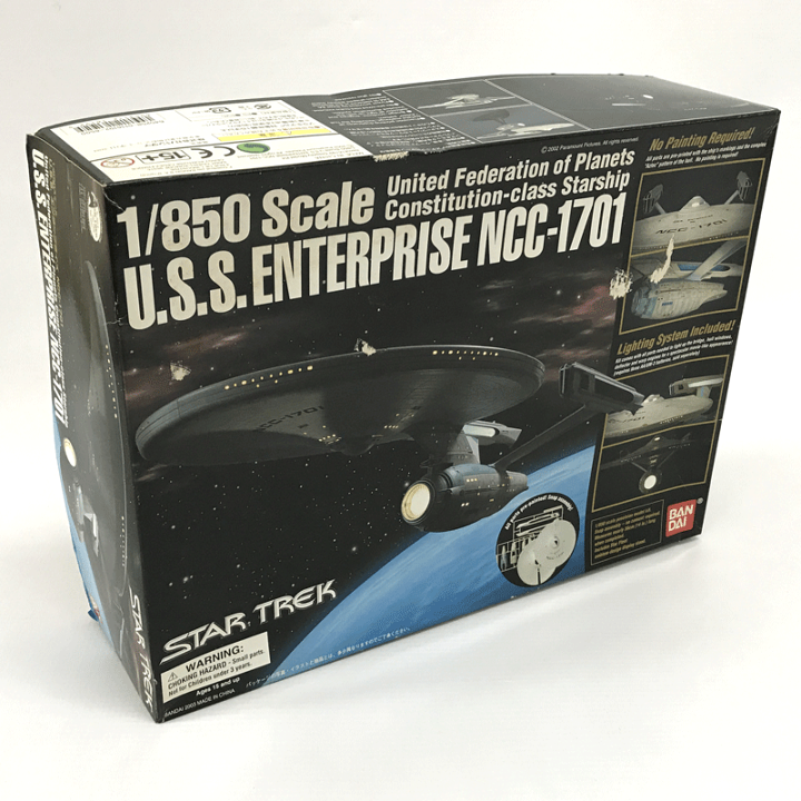 U.S.S. エンタープライズ NCC-1701 1/850 プラモデル✦未組立 楽天市場】【中古】《未組立》バンダイ 1/850 U.S.S.