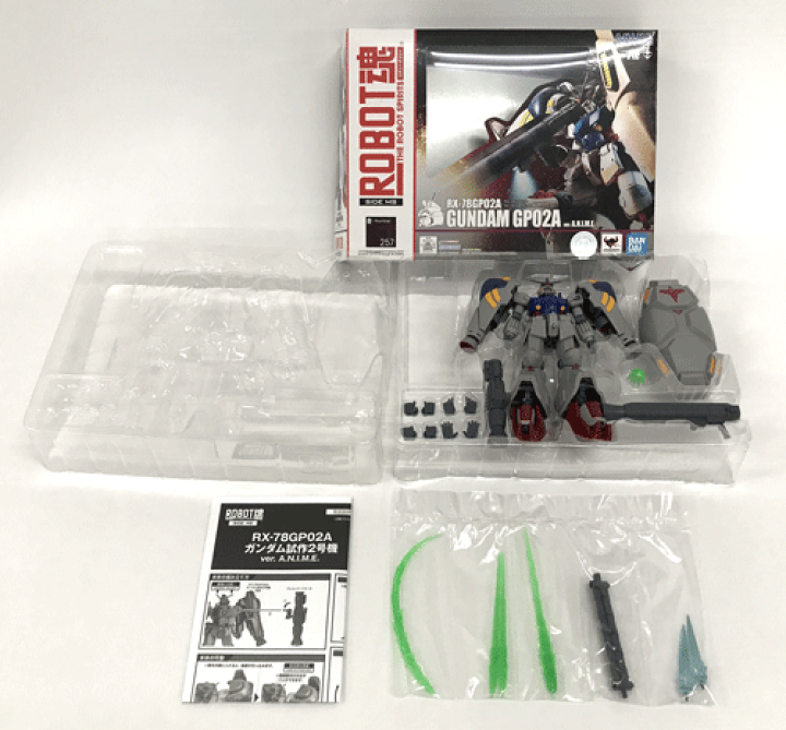 BANDAI - 【中古】未開封 バンダイ 機動戦士ガンダム0083 STARDUST MEMORY ROBOT魂 ＜SIDE MS＞ RX-78GP02A ガンダム試作2号機 ver. A.N.I.M.E.[17][240017698182] Amazon.co.jp: TAMASHII NATIONSスピリッツ ROBOT魂 機動戦士