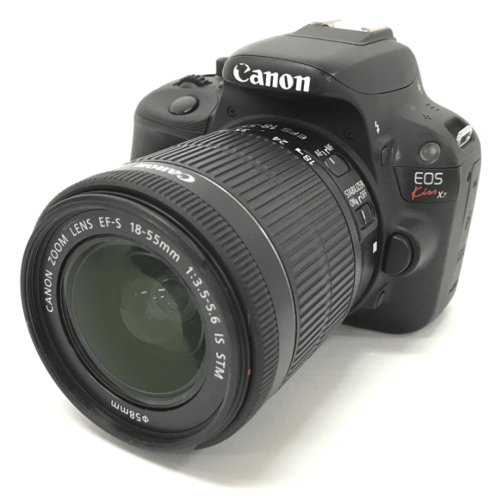 楽天市場】【中古】 Canon EOS Kiss X7-WKIT 【デジタル一眼レフカメラ
