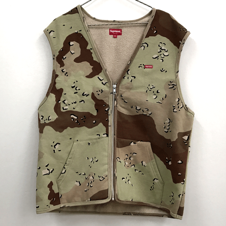 楽天市場】【中古】Supreme シュプリーム Zip Up Sweat Vest ジップ