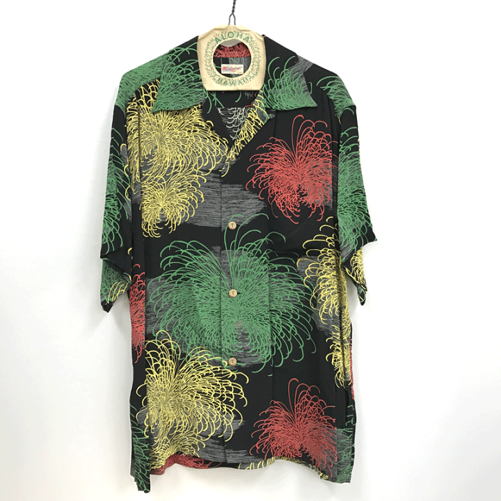 SUN SURF サンサーフ ロイヤルフラワー レーヨンアロハシャツ (L) SUN SURF サンサーフ ロイヤルフラワー レーヨンアロハシャツ (L