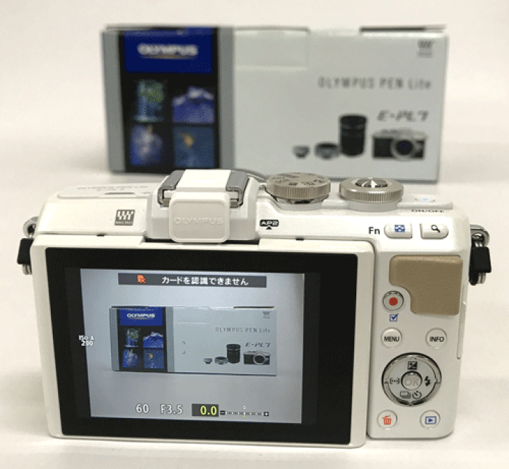 【中古・美品】OLYMPUS ミラーレス一眼 ホワイト ズームレンズ付き 楽天市場】【中古】 OLYMPUS PEN E-PL7 EZ DZKIT WHT 【ダブルズーム