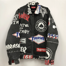 【中古】Supreme×THRASHER シュプリーム×スラッシャー 15SS Work Jacket ワークジャケット/ストリート【メンズ古着】【山城店】