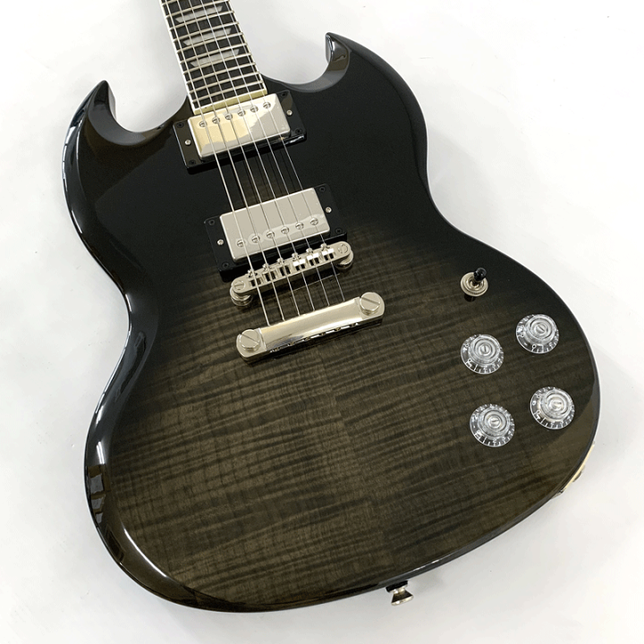 楽天市場】【中古】Epiphone SG Modern Figured Trans Black 楽天市場】【中古】Epiphone SG Modern Figured Trans Black