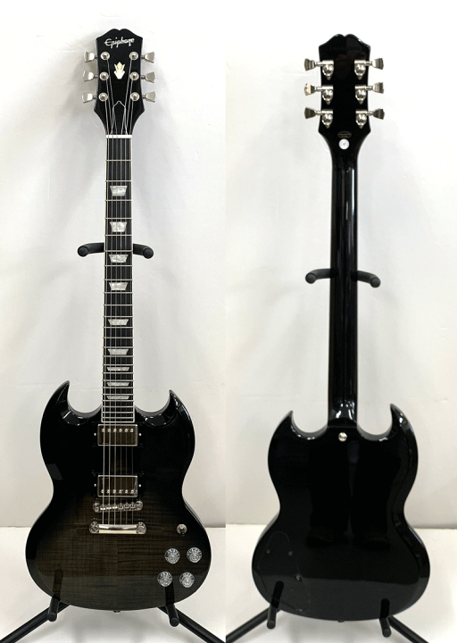 楽天市場】【中古】Epiphone SG Modern Figured Trans Black