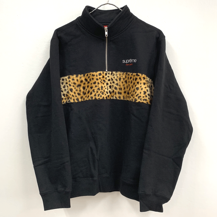 楽天市場】【中古】Supreme シュプリーム 18AW Leopard Panel Half Zip