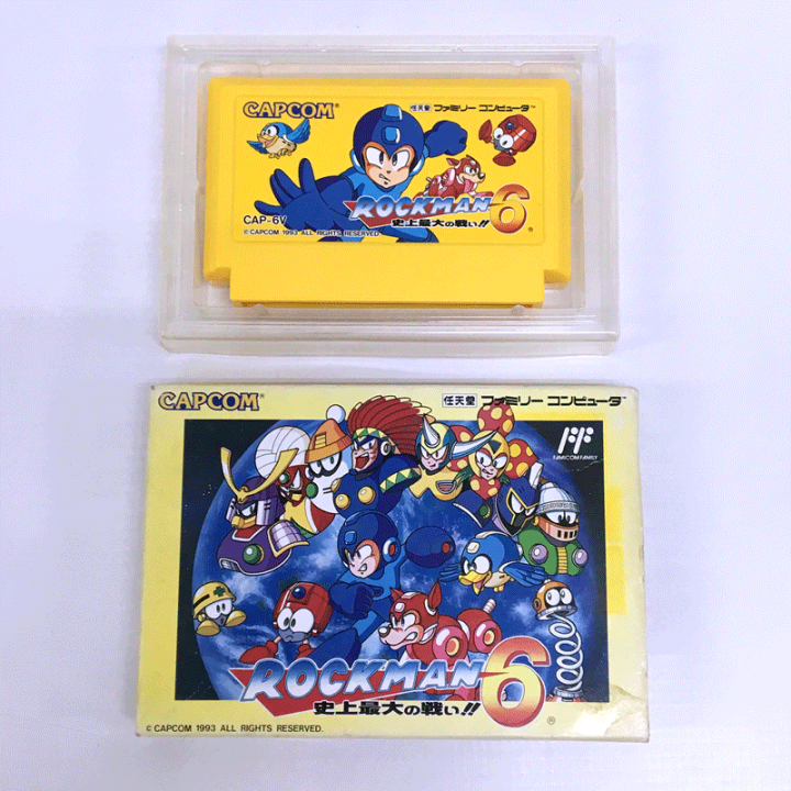楽天市場】【中古】《レトロ》ロックマン6 史上最大の戦い【FC ソフト