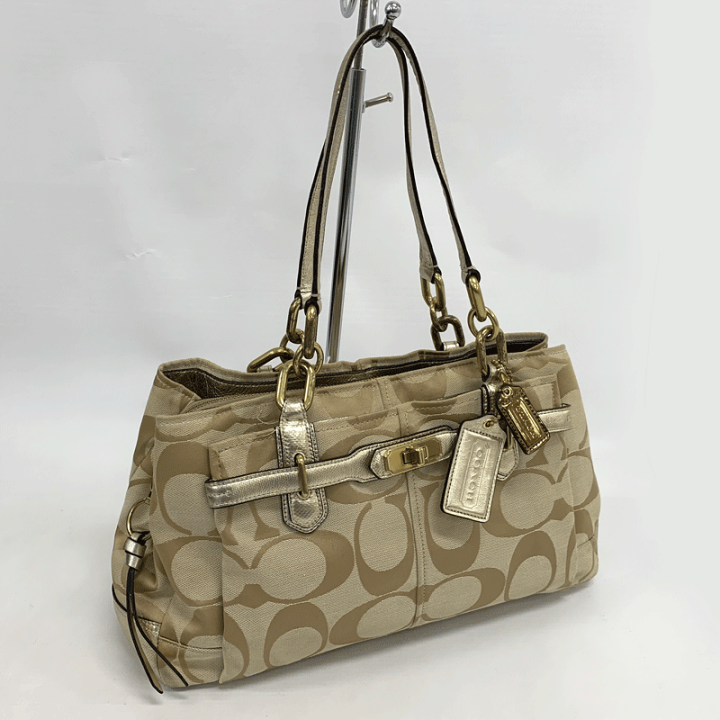 COACH チェルシー シグネチャー ハンドバッグ