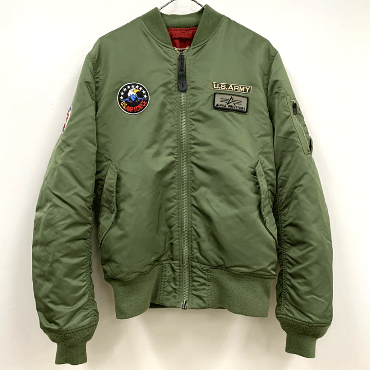 楽天市場】【中古】ALPHA INDUSTRIES アルファ インダストリーズ MA-1 