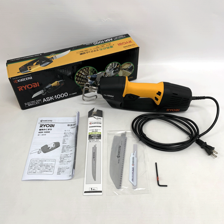 RYOBI ASK-1000 電気のこぎり KYOCERA RYOBI 電気のこぎり 電動ノコギリ 家庭用 電動工具 DIY