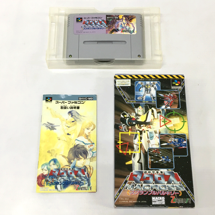 ⊕スーパーファミコン用カセット超時空要塞マクロス　スクランブルバルキリー Amazon | 超時空要塞マクロス スクランブルバルキリー | ゲームソフト