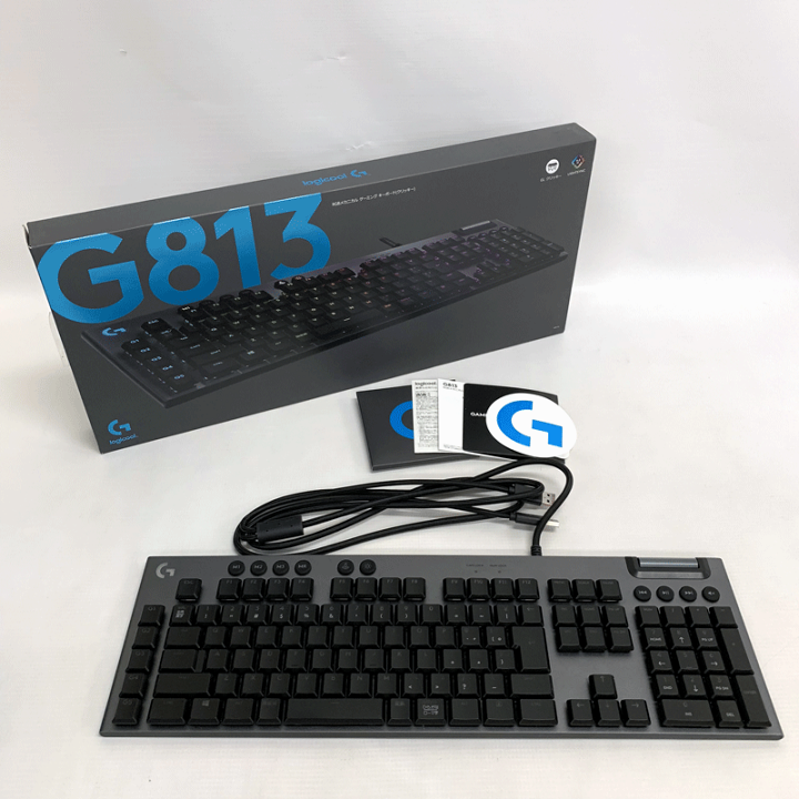 楽天市場】【中古】 Logicool G813-CK 【RGB メカニカル ゲーミング 