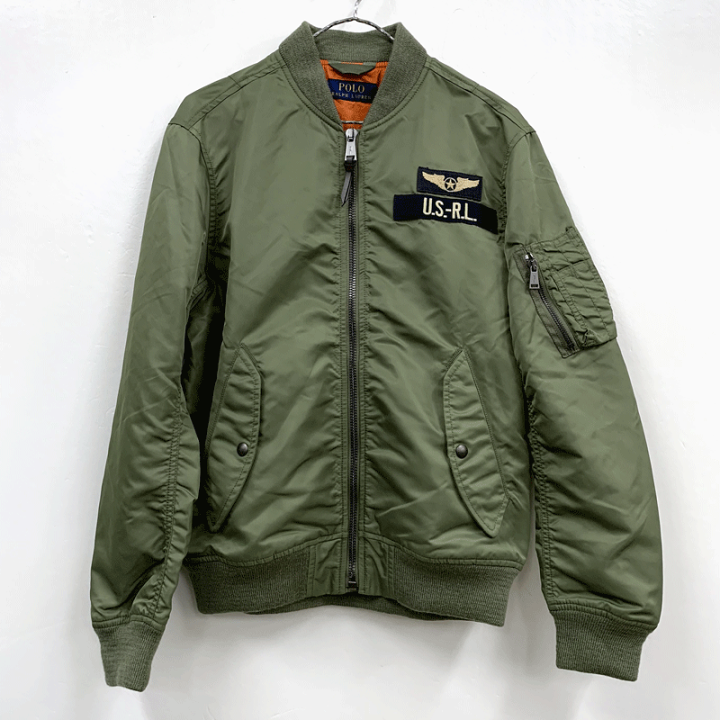 楽天市場】【中古】POLO RALPH LAUREN ポロ ラルフローレン MA-1 