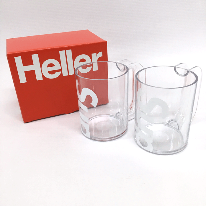 グラス/カップ Supreme Heller Mugs (Set of 2) Clear Supreme Heller Mugs Clear コップ SET OF 2) Supreme x Heller Mugs