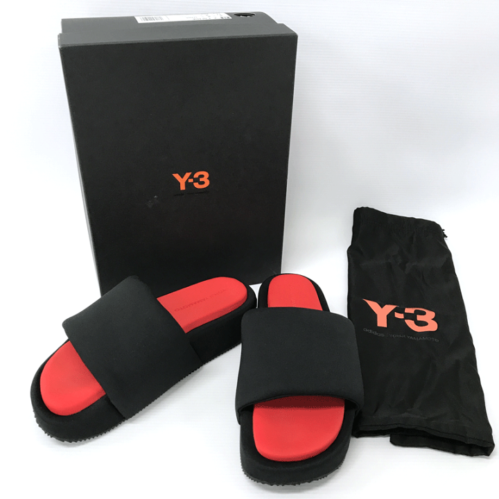 く*ん様 未使用品　Y-3 YOHJI YAMAMOTOブラック スライドサンダ 楽天市場】【中古】Y-3 Yohji Yamamoto ワイスリー ヨウジ