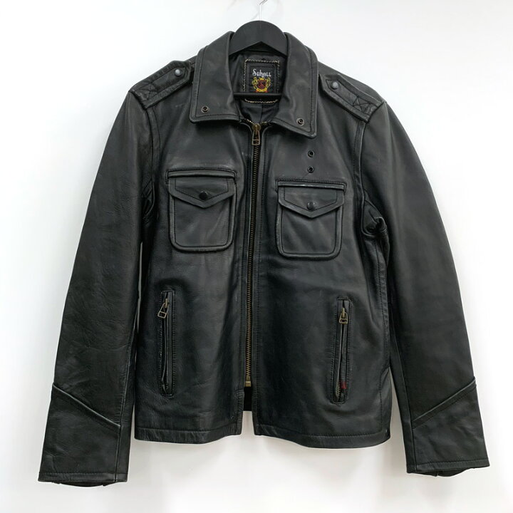 楽天市場】【中古】Schott ショット レザー ポリスマンジャケット 
