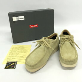 【中古】《美品》Clarks×Supreme クラークス×シュプリーム Wallabee GTX ワラビー ゴアテックス レザーシューズ サイズ : 27.5/他靴《メンズ古着・山城店》