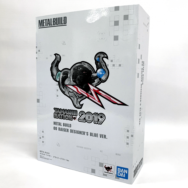 BANDAI - 【未開封品】L BUILD ダブルオーライザー Amazon.co.jp: METAL BUILD ダブルオーライザーデザイ ブルー