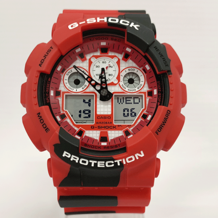 楽天市場】【中古】G-SHOCK ジーショック 錦鯉 GA-100JK-4AJR/アナデジ 