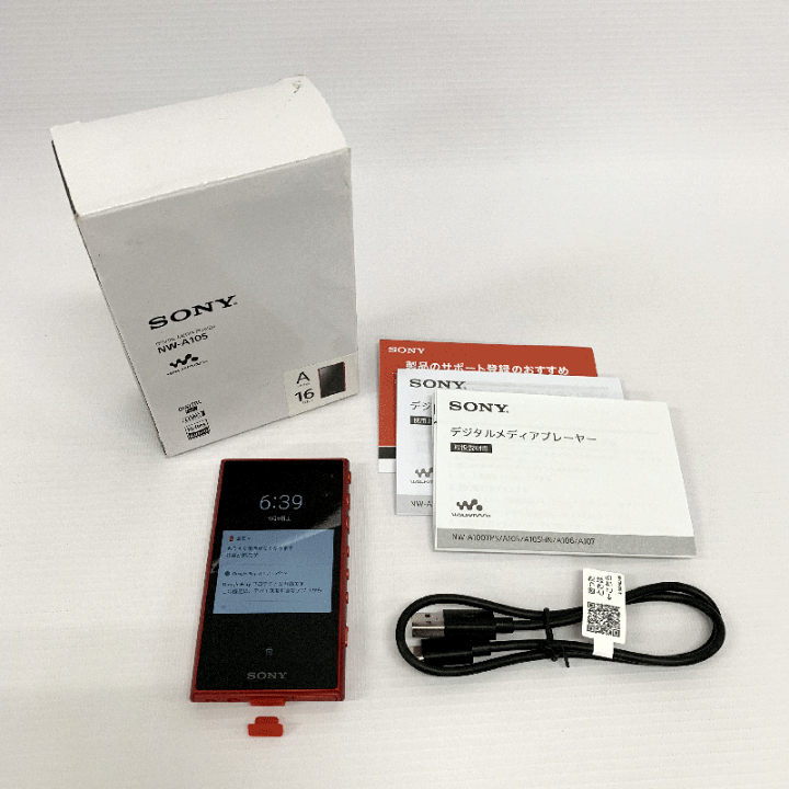 楽天市場】【中古】 SONY NW-A105/RM 【WALKMAN Aシリーズ 16GB レッド