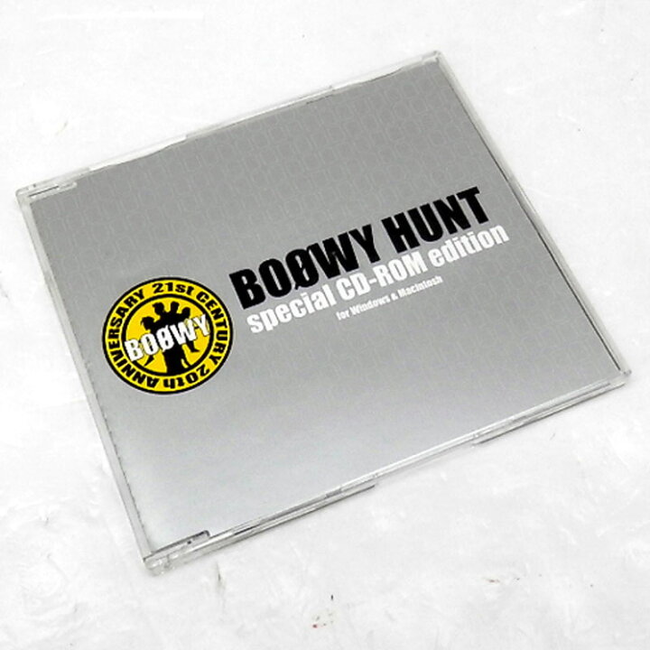 楽天市場】【中古】《1998点限定》 BOOWY BOOWY HUNT special CD-ROM 