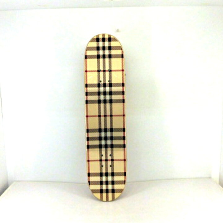 楽天市場】【雑貨】BURBERRY スケートボード コンプリート デッキ/中古 