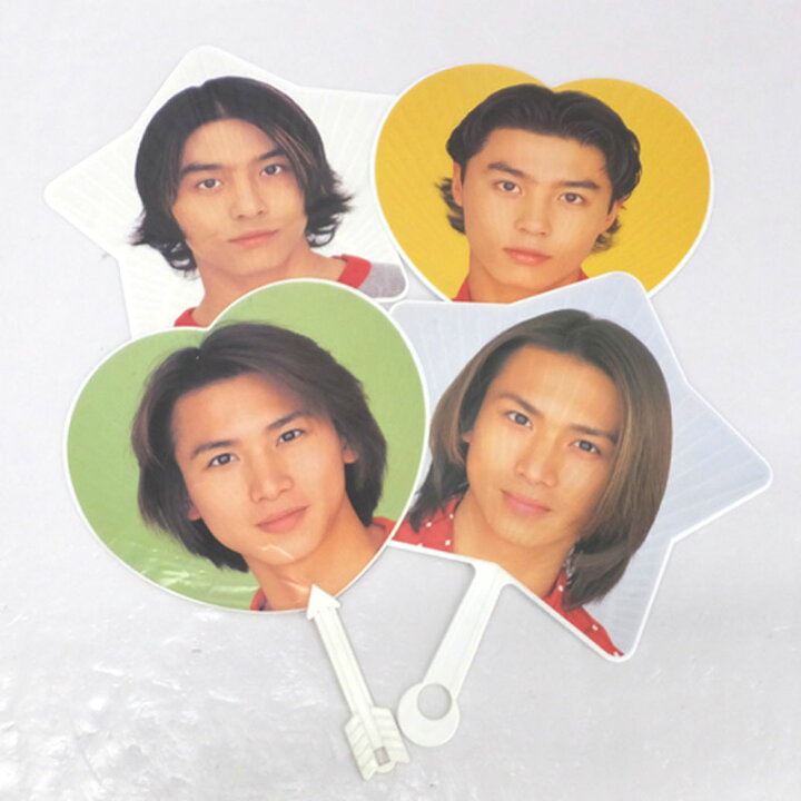 楽天市場】【中古】KinKi Kids うちわ 4枚セット 公式グッズ