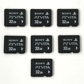 【中古】《ジャンク扱い》プレイステーションヴィータ用メモリーカード 32GB 7枚セット 動作確認済み/周辺機器/PS VITA《ゲーム・山城店》A3962