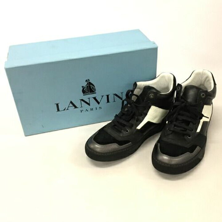 楽天市場】【中古】LANVIN ランバン ハイカットスニーカー【メンズ古着 