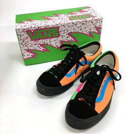 【中古】VANS ヴァンズ V360G BILLYS ORANGE GREEN V360G ビリーズ オレンジ グリーン / スニーカー《メンズ古着・山城店》