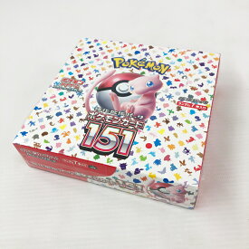 【中古】《未開封》シュリンク付き ポケモンカード151 BOX《カード・山城店》R1878