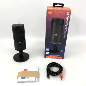 【中古】JBL JBLQSTREAMBLK エレクトレットデュアルコンデンサー USBマイク Quantum Stream【製造番号：MM0166-FP0095583】《家電・山城店》S963