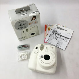 【中古】《ジャンク扱い》 FUJIFILM INS MINI 8P VANILLA インスタントカメラ チェキ instax mini8プラス《家電・山城店》R1904